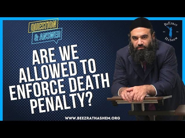   ARE WE ALLOWED TO ENFORCE DEATH PENALTY
