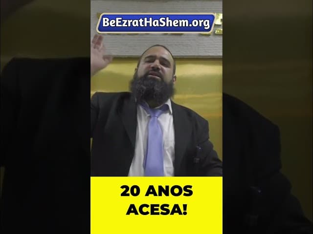 O Milagre da Vela que ficou 20 anos acesa! #Torá #Judeu #RabinoYaronReuven