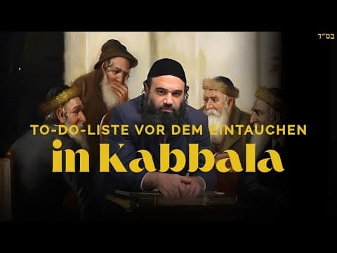 To-do-Liste vor dem Eintauchen in Kabbala