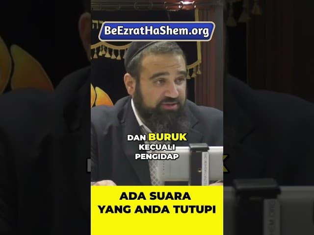 Benarkah Hati Nurani Kita Sudah Tahu Kebenaran Sejak Awal? #Torah #Yahudi #RabiYaronReuven