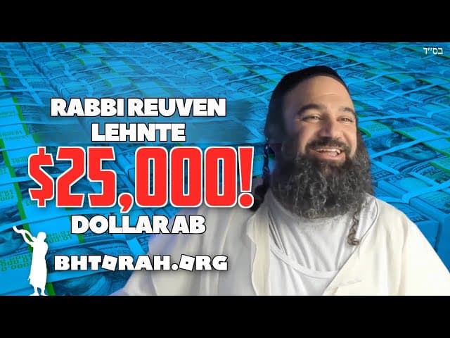 Als Rabbi Yaron Reuven $25,000 ablehnte