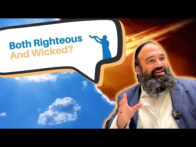 How is a person judged if they are both righteous and wicked?