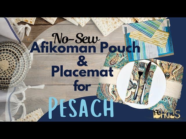 Pesach Afikoman & Placemat | TORAH FOR KIDS AI