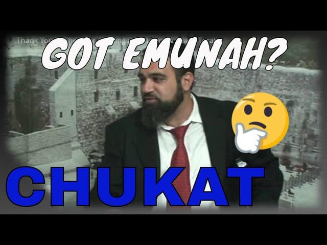 Parashat Chukat: A Little (Big) Thing Called Emunah!!!!