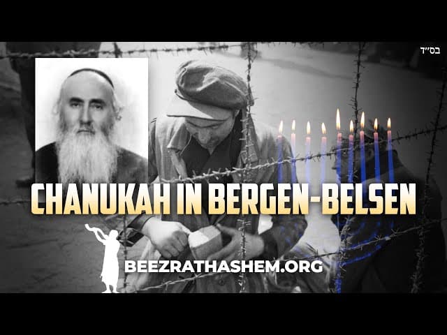 Chanukah in Bergen-Belsen Concentration Camp