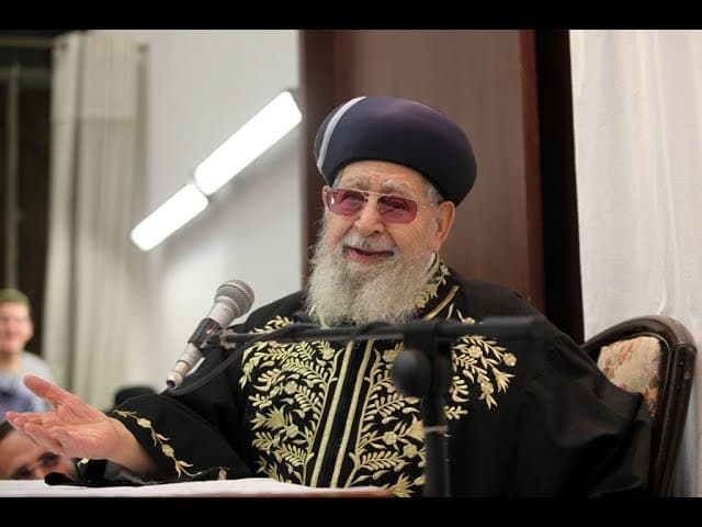 The Greatness of Rabbi Ovadia Yosef ZT’L
