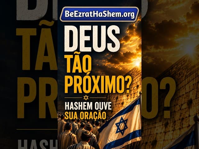Qual Outro Povo Tem Deus Tão Próximo #Torá #Judeu #RabinoYaronReuven