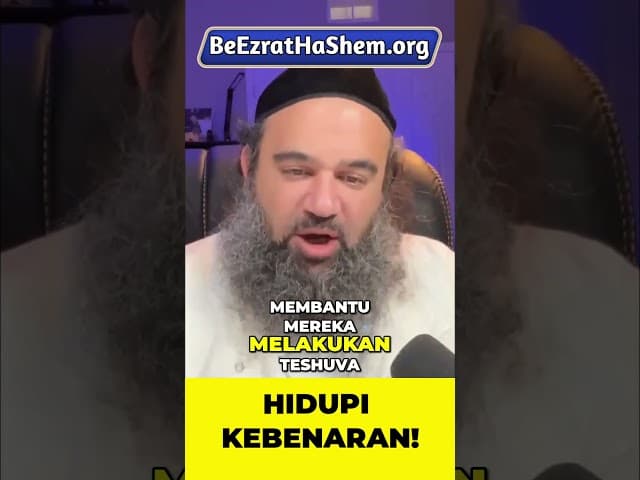 Kebenaran Bukan Hanya untuk Diucapkan #Torah #Yahudi #RabiYaronReuven