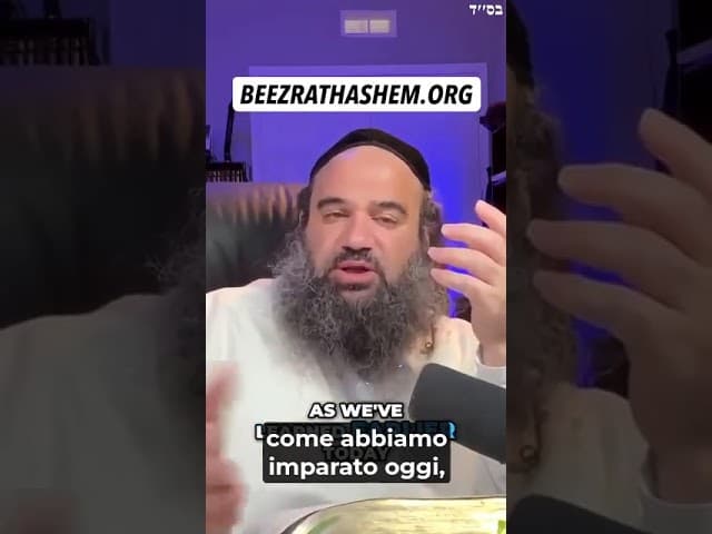 I CRISTIANI AMANO QUESTO RABBINO