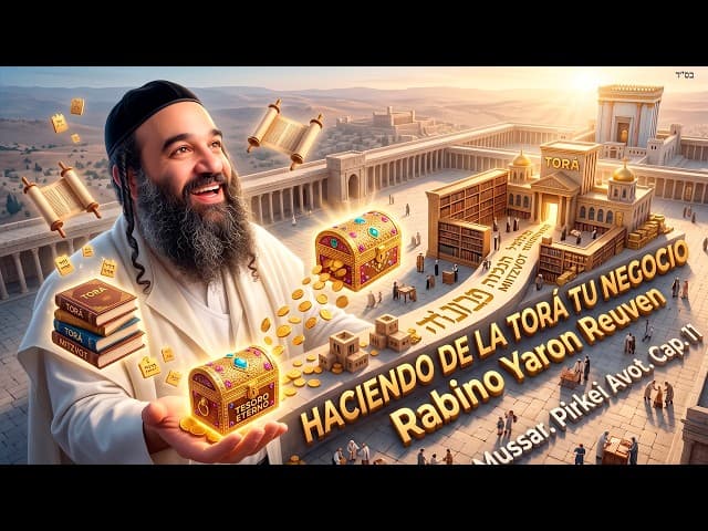 «Haciendo de la Torá tu negocio» Serie de Mussar, Pirkei Avot, Capítulo 11
