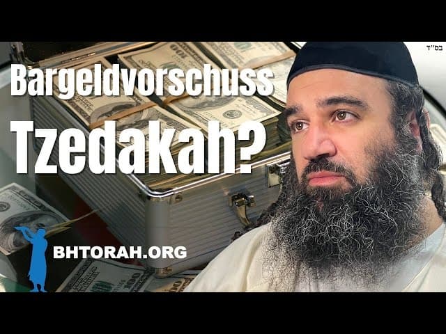 Bargeldvorschuss Tzedakah?