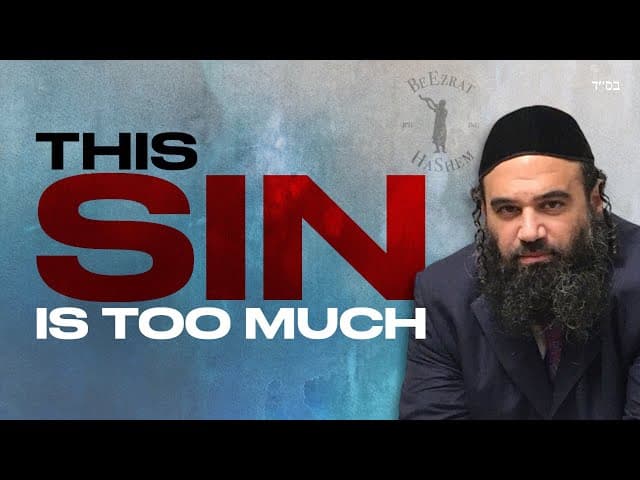 THIS SIN IS TOO MUCH FOR YOU TO HANDLE!