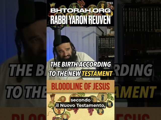 La nascita verginale di Gesù?  #religion #RabbiYaronReuven #Judaism #Torah #noahide #TorahPortion