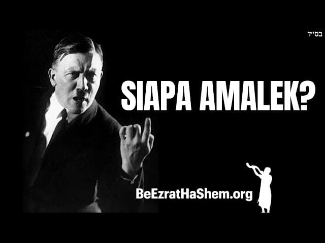 SIAPAKAH AMALEK? Sejarah Nazi Jerman yang Tidak Diketahui