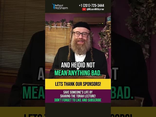 Lets Thank Our Sponsors 🤍 Sensitivity of Rabbi Moshe Feinstein #torah #shorts