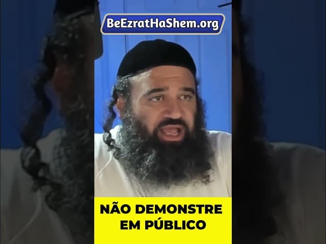 Nunca faça ISSO com o seu parceiro em público! #Torá #Judeu #RabinoYaronReuven