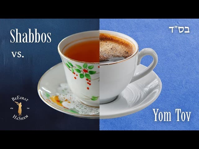 How Does One Make Tea or Instant Coffee on Shabbos With Two Vessels?