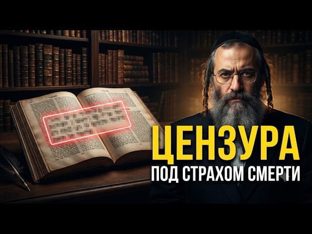 Цензура под страхом смерти: Почему тексты о Йешу исчезли из Гемары?