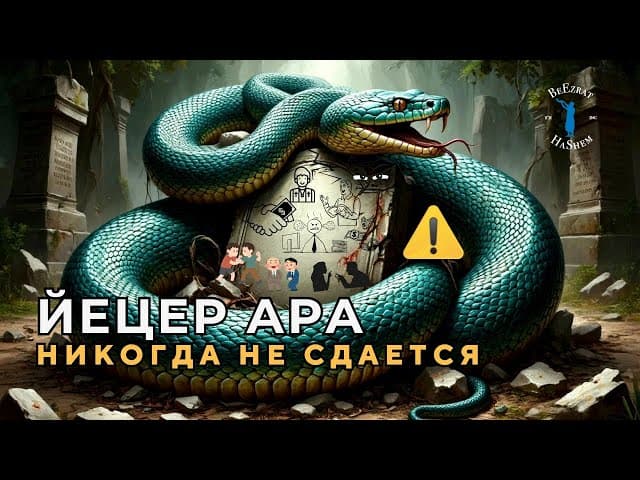 Змея, которая меняет шкуру: почему Йецер аРа́ никогда не сдается?