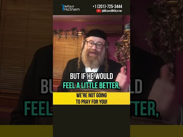 We're not going to pray for you! ⛔ First return to Hashem #shorts #torah