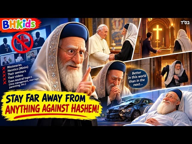Stay Far Away From Anything That Is Against HaShem✡️ | Rabbi Mordechai Eliyahu | TORAH FOR KIDS AI