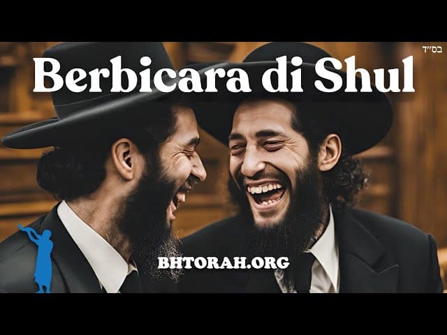 Masalah Serius Berbicara di Sinagoga