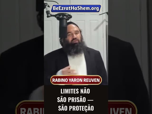 Limites Não São Prisão — São Proteção #Torá #Judeu #RabinoYaronReuven #shorts