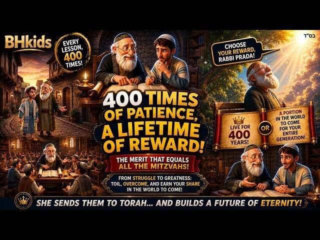400 Times Of Patience 😇📚| TORAH FOR KIDS AI
