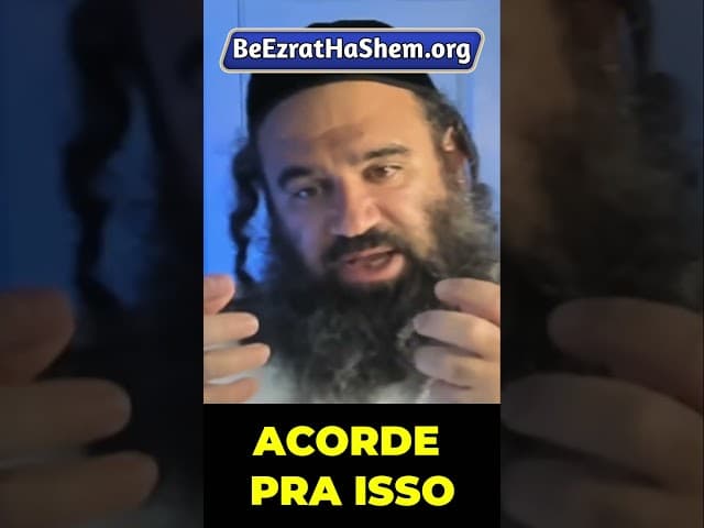 Autocontrole Antes de Espiritualidade #Torá #Judeu #RabinoYaronReuven