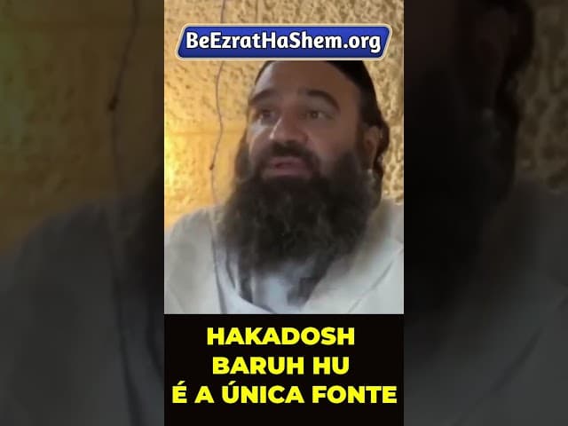 Tudo é por Decreto Divino #Torá #Judeu #RabinoYaronReuven