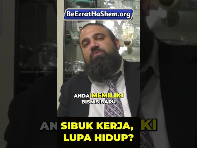 Terlalu Sibuk untuk Tuhan? Simak Perspektif Rambam Ini #Torah #Yahudi #RabiYaronReuven