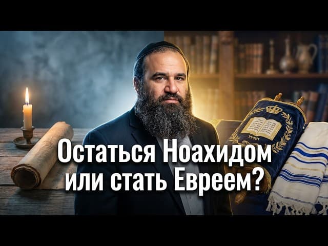 Остаться Ноахидом или стать Евреем？| Раввин Ярон Реувен | Русская озвучка