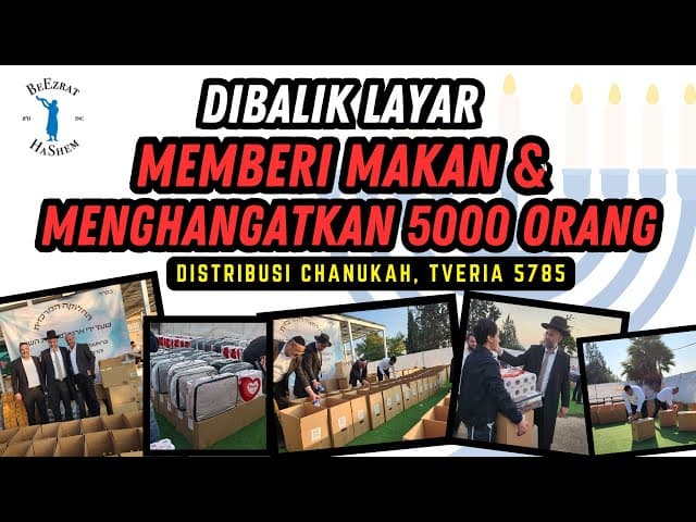 Di Balik Layar Memberi Makan 5000 Orang Tak Dikenal