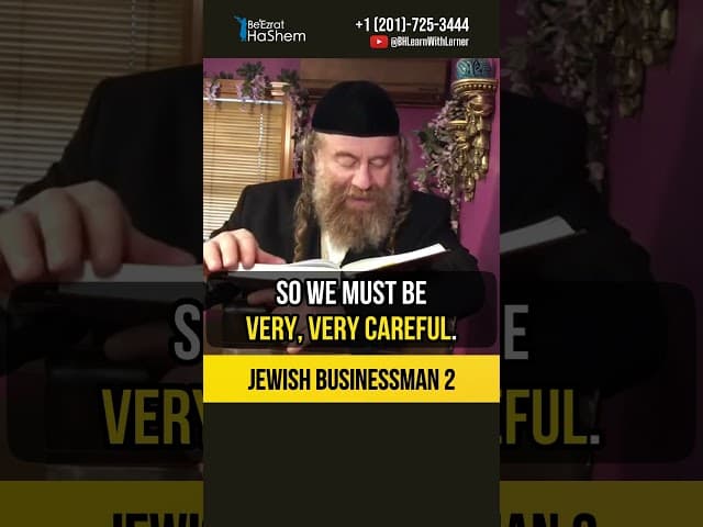 2️⃣ Jewish businessman 🏢 Laws of Stealing #shorts #torah