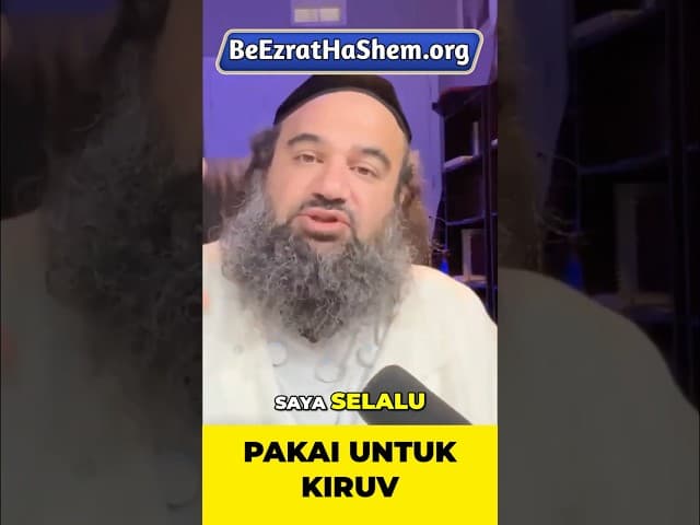 Gunakan Media Sosial untuk Kiruv, Bukan untuk Terseret #Torah #Yahudi #RabiYaronReuven