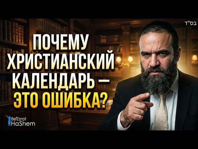 Почему христианский календарь — это ошибка? | Раввин Ярон Реувен