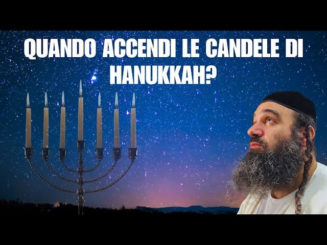 Quando accendi le candele di Hanukkah?