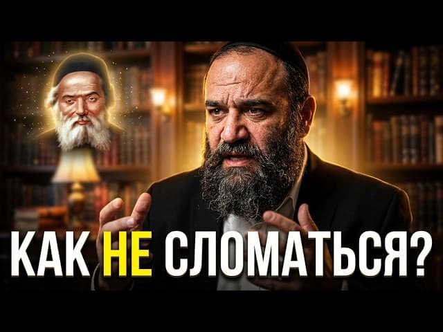 Хафец Хаим: Как не сломаться в самые тяжелые моменты жизни?