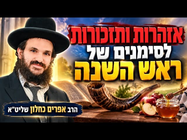 אזהרות ותזכורות לסימנים של ראש השנה