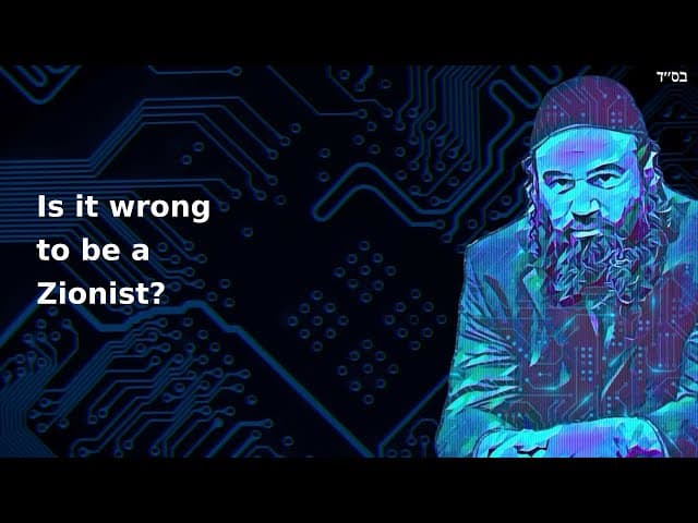 Is it wrong to be a Zionist?
