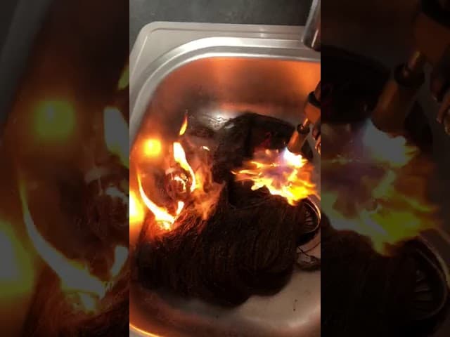Tzadika from the UK Destroys the Avodah Zarah Wig