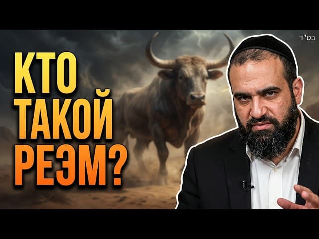 Кто такой Реэм? Тайны библейских исполинов | Раввин Ярон Реувен