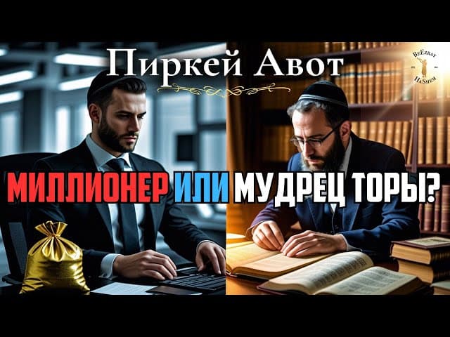 Богатство vs Учёный Тор: Мудрость Пиркей Авот