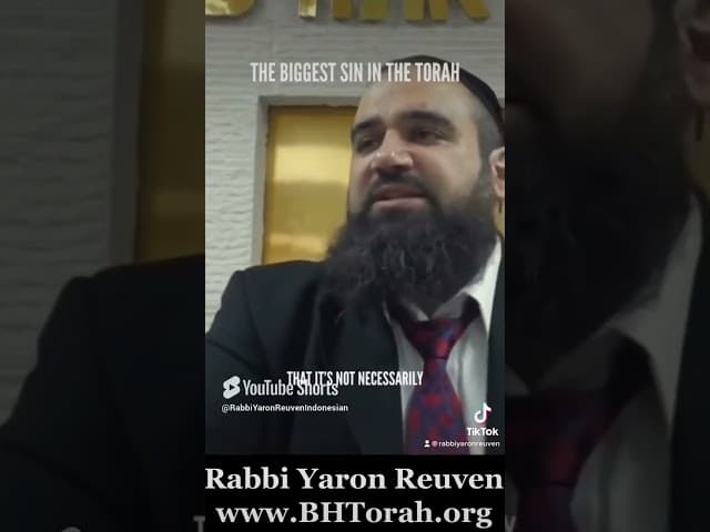 Dosa Terbesar dalam Torah