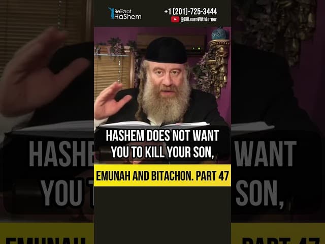 4️⃣7️⃣ Emunah and Bitachon 💡 Hashem's Divine Wisdom #Torah #shorts