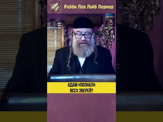 Адам «познал» всех зверей? #Тора #shorts