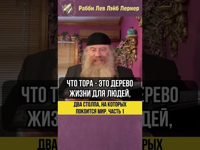 [1] Два столпа на которых покоится мир 💎 #Тора #shorts