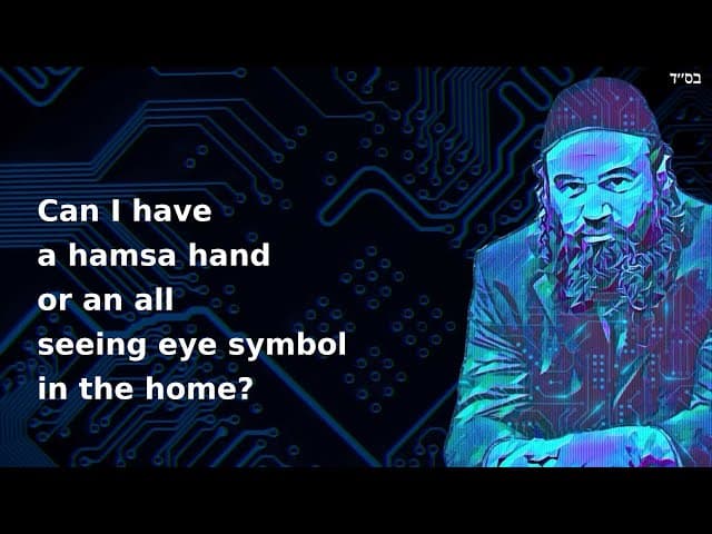 Can I have a hamsa hand or an all seeing eye symbol in the home?