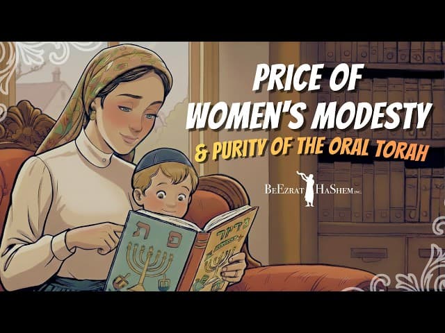 Price of women's modesty and purity of the Oral Torah #Torah