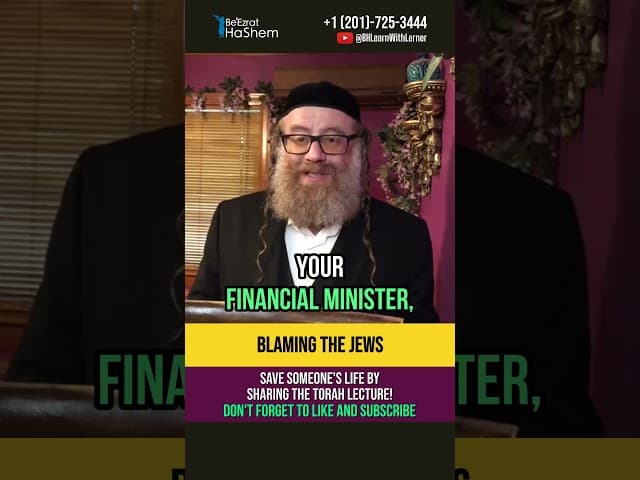 Blaming the Jews 🫵 Story about Rabbi Yitzhak Abrabanel #shorts #torah